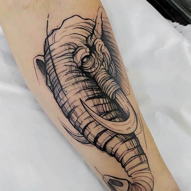 мамонт тату