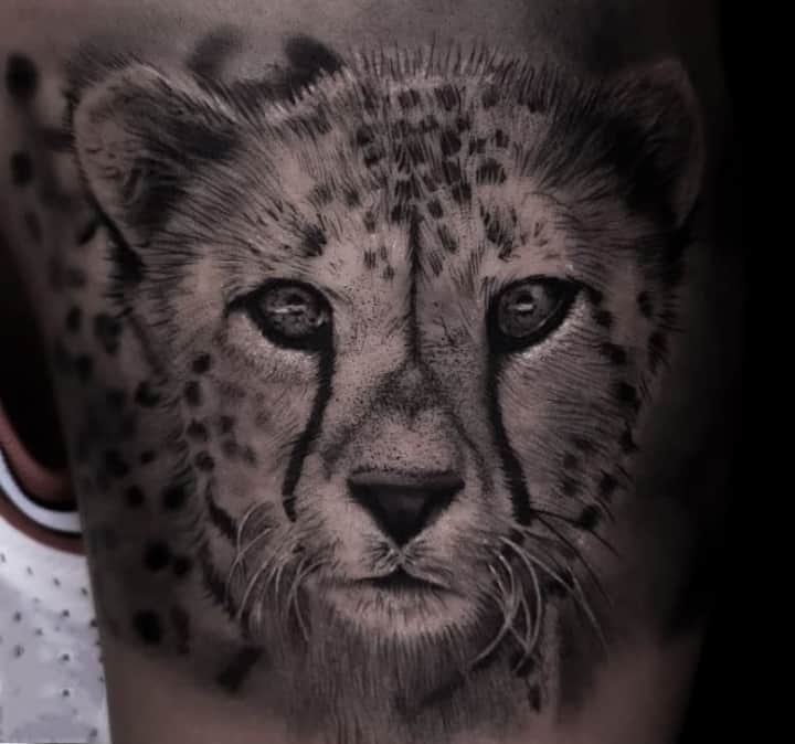 тату гепард