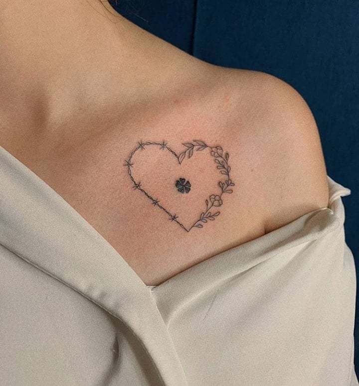 тату сердце