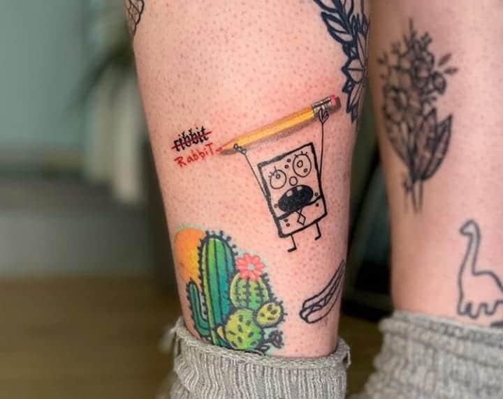 тату спанч боб