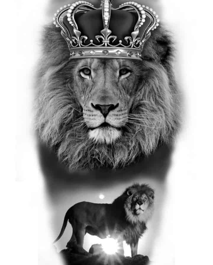 картинки для тату львы