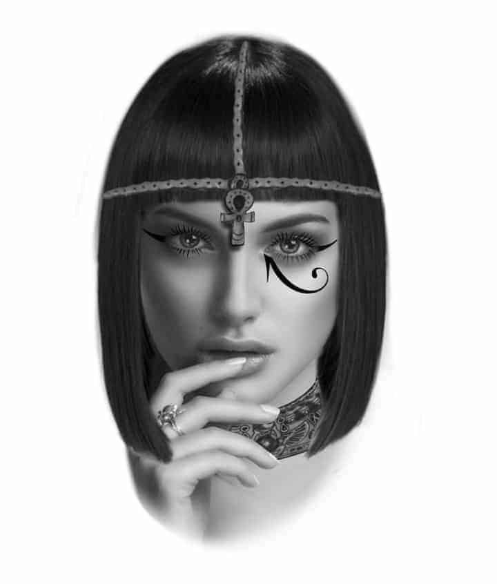 картинки для тату клеопатра