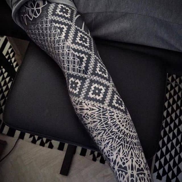 узоры тату рукав