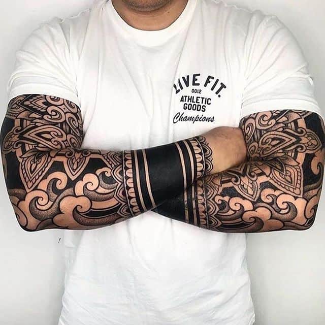 узоры тату на руках