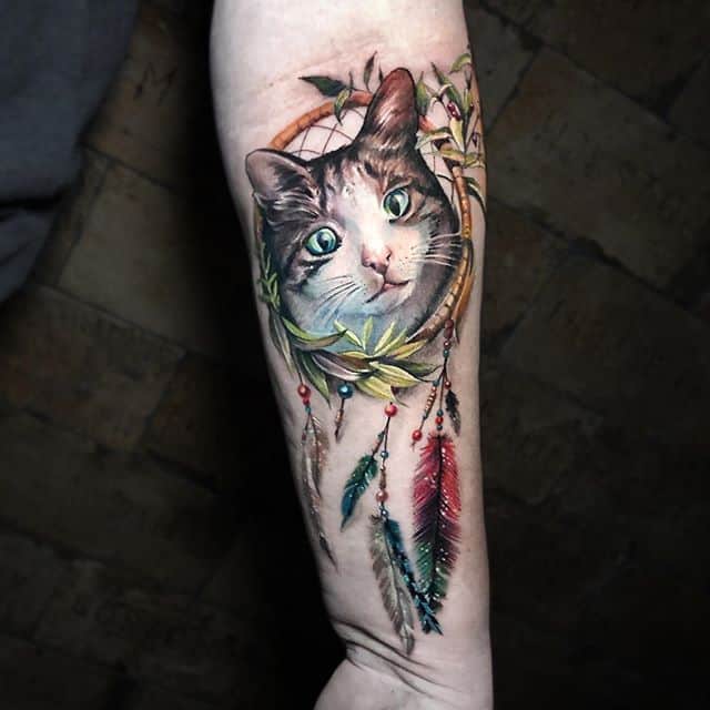 тату ловец снов