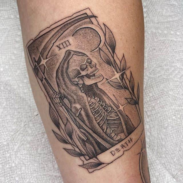 смерть карта тату