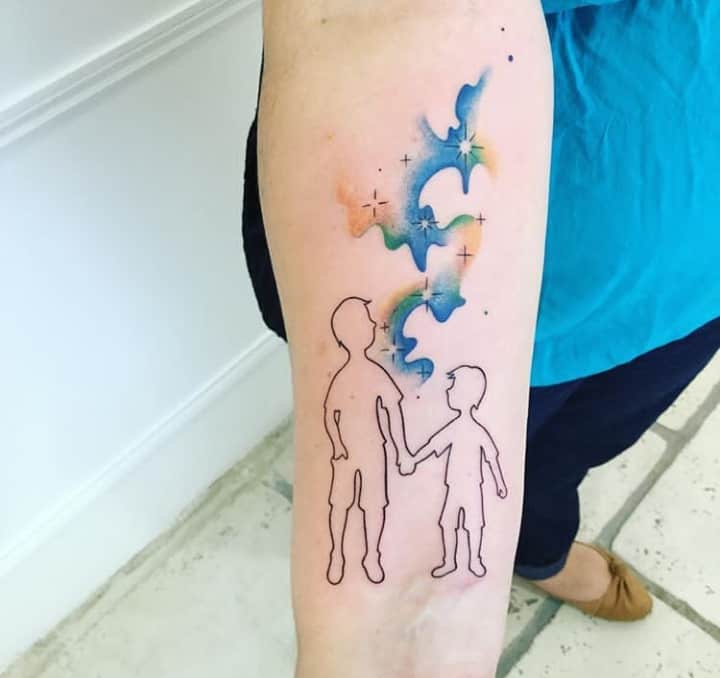 силуэты тату