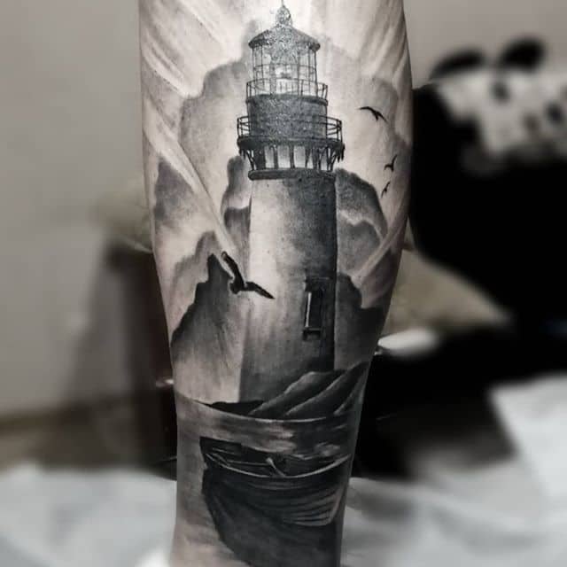 грейвош тату маяк