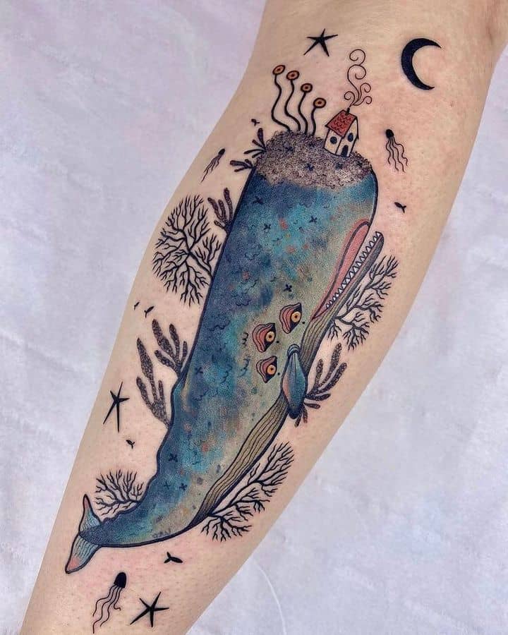 тату кашалот