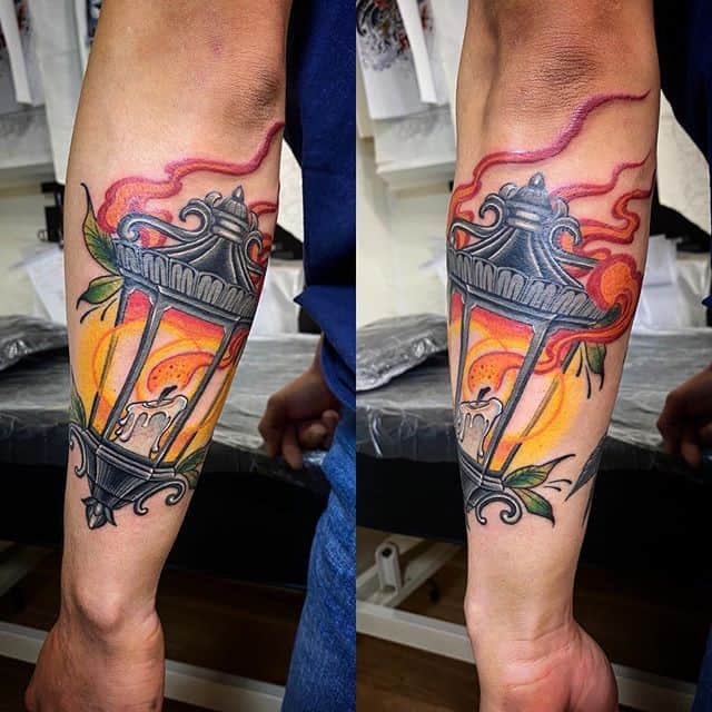 тату фонаря