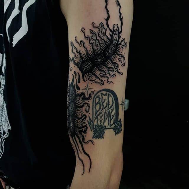 тату сколопендра