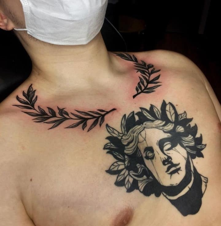 лавровый венок тату