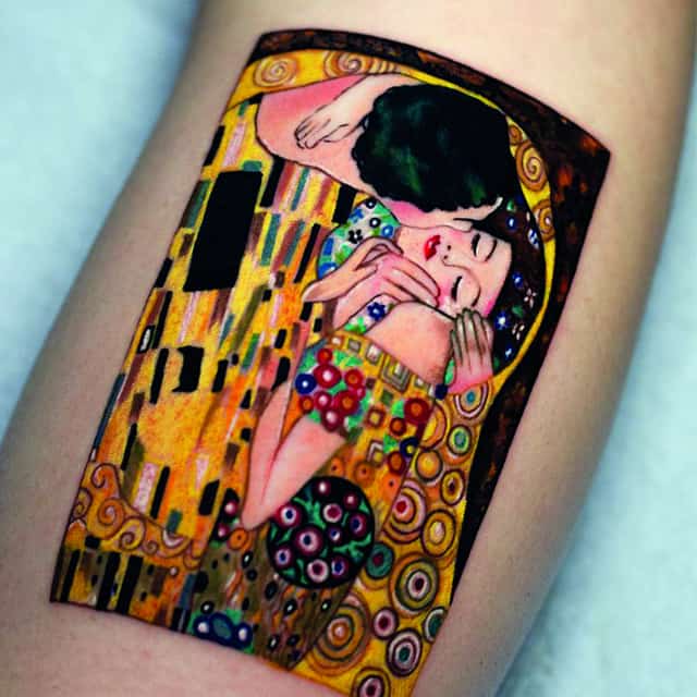 тату картина климт
