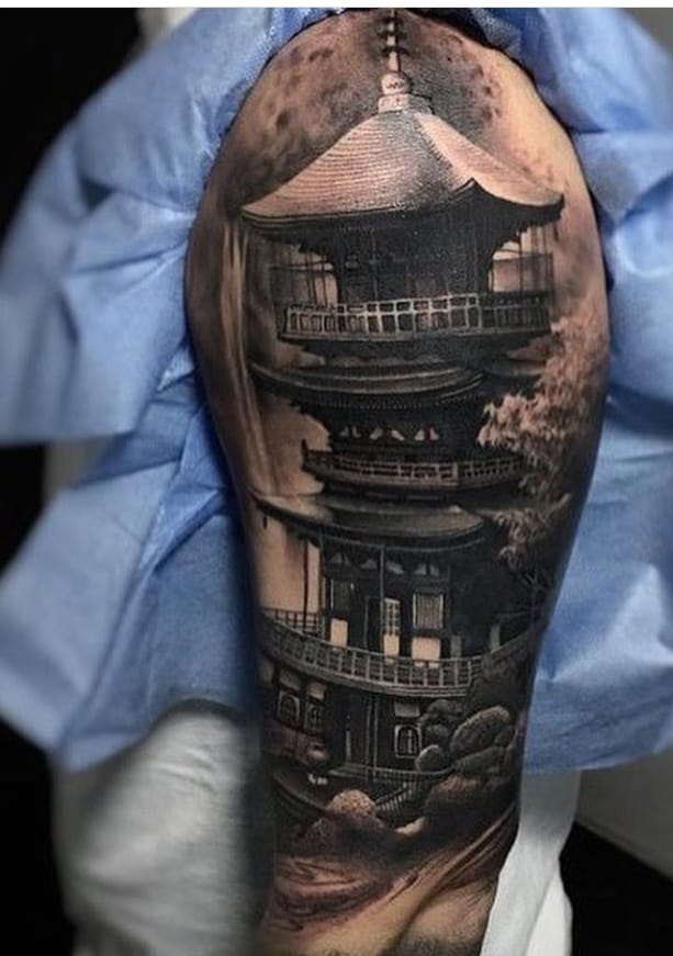 пагода китайское тату