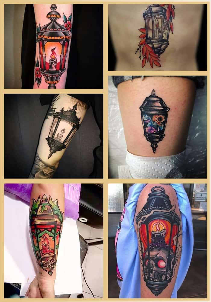 тату фонарь