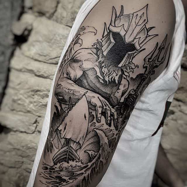 нептун тату