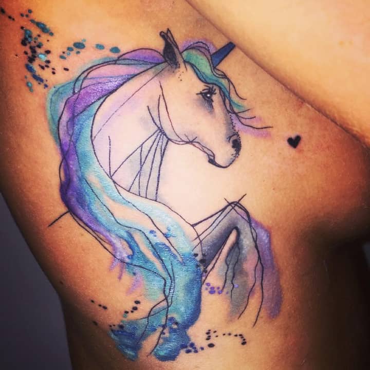 оригинальное тату женское