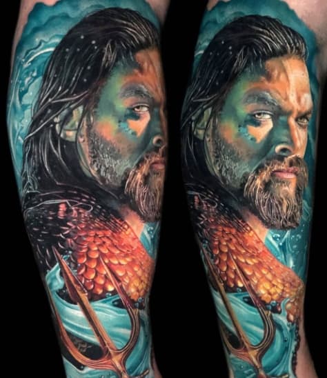 аквамен тату