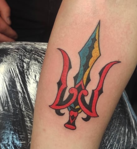 тризуб герб тату
