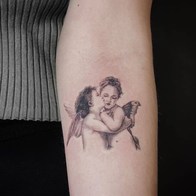 ангелы тату