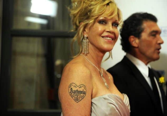 тату Мелани Гриффит