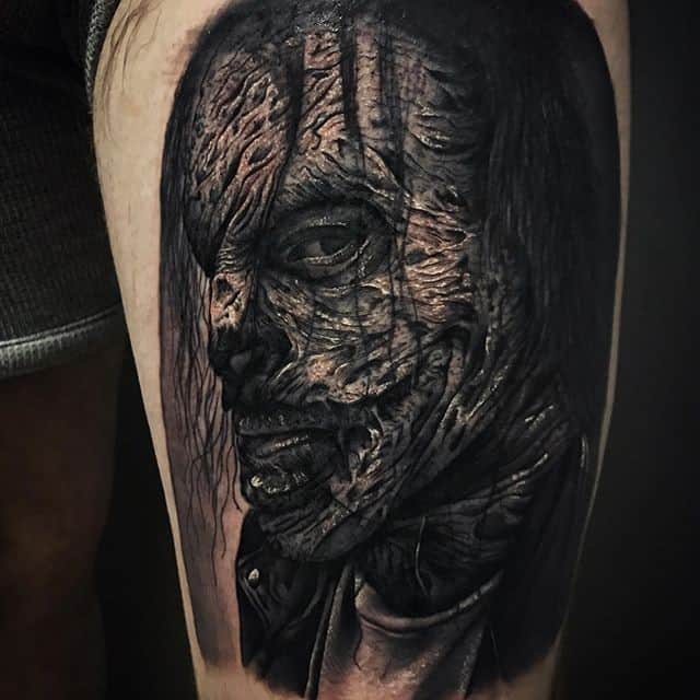 татуировка зомби