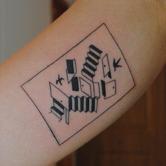 тату лестниц