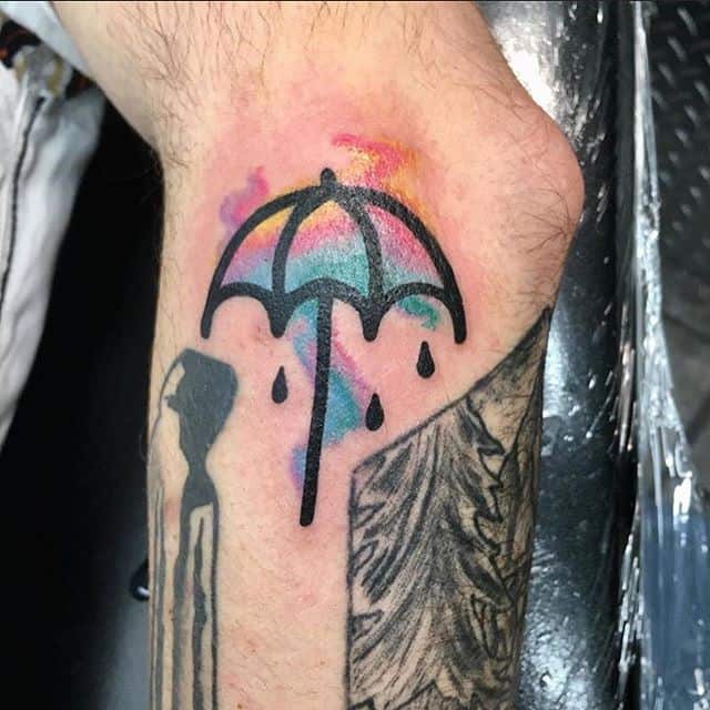 тату зонтика