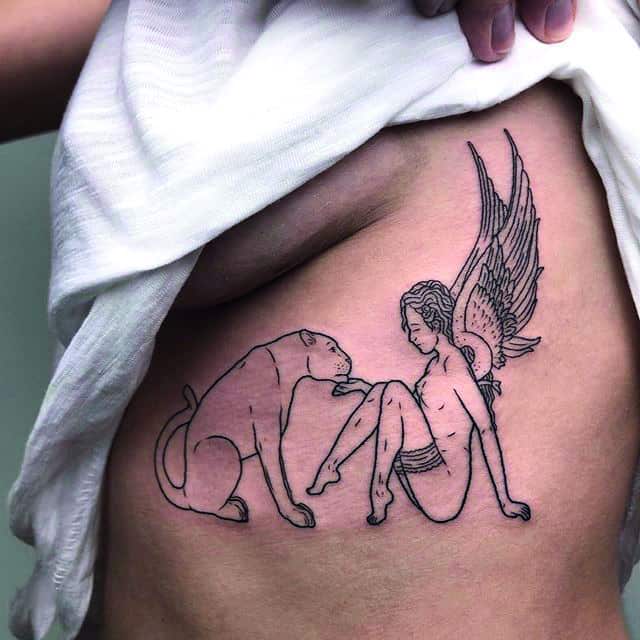 тату контура