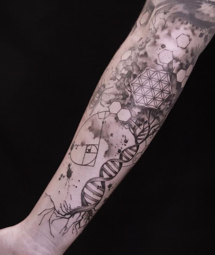 днк тату чб