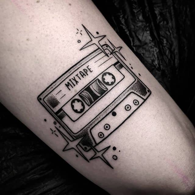 кассета чб тату