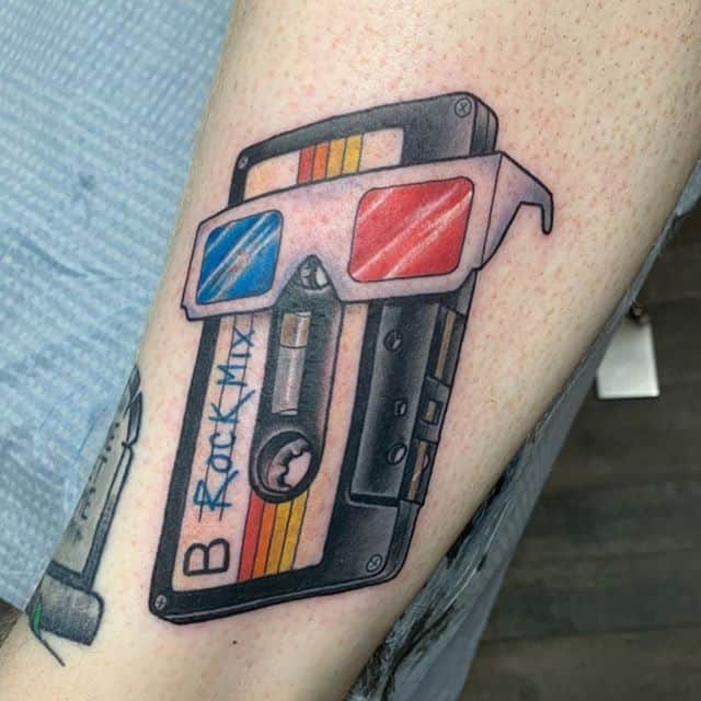кассета цвет тату