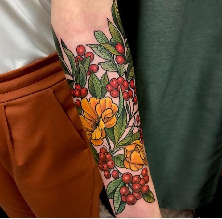 рябина тату