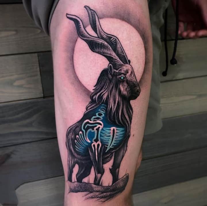 горный козёл тату