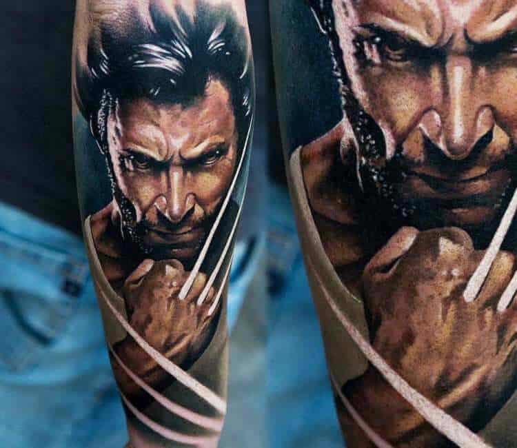 тату реализм комикс