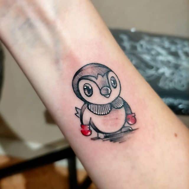 тату пингвин