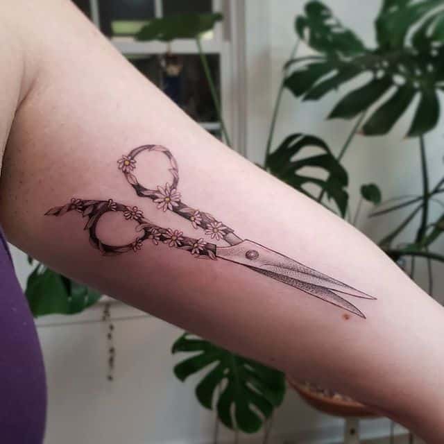 ножницы тату