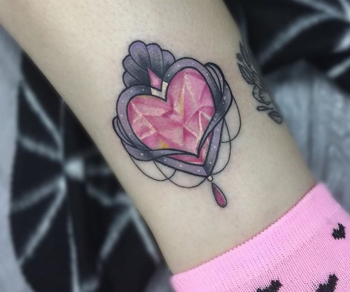 сердце тату