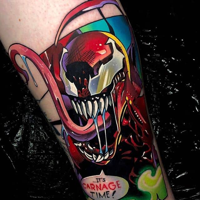 веном тату комикс