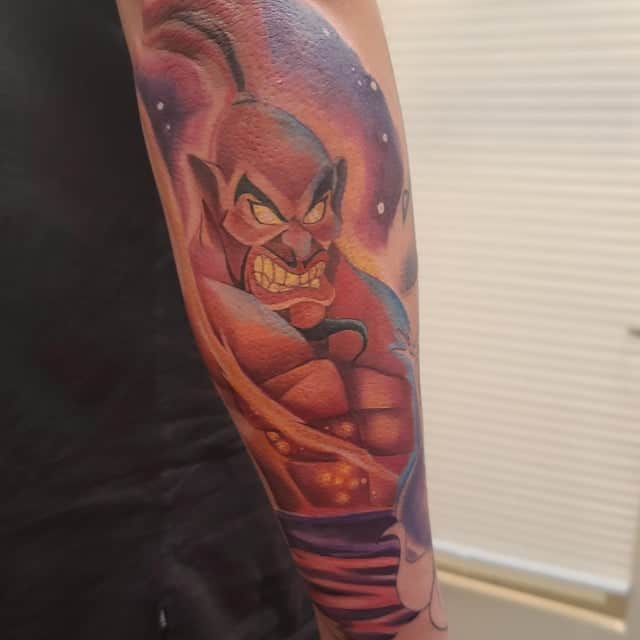 тату злой джин