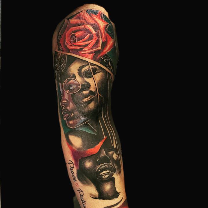 тату африканские девушки