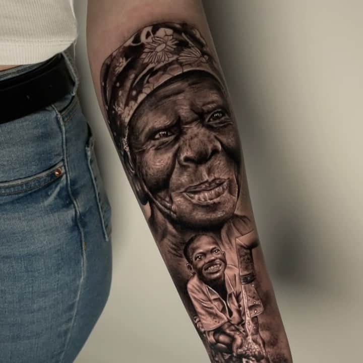 тату афроамериканцы