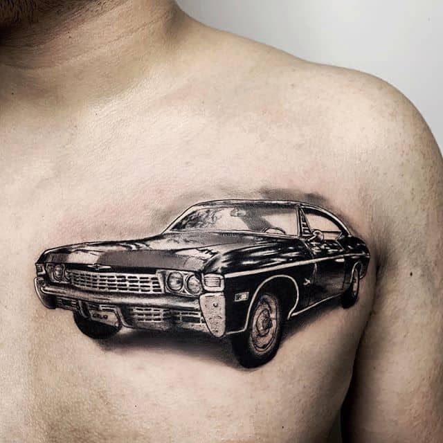 пример тату мужское авто