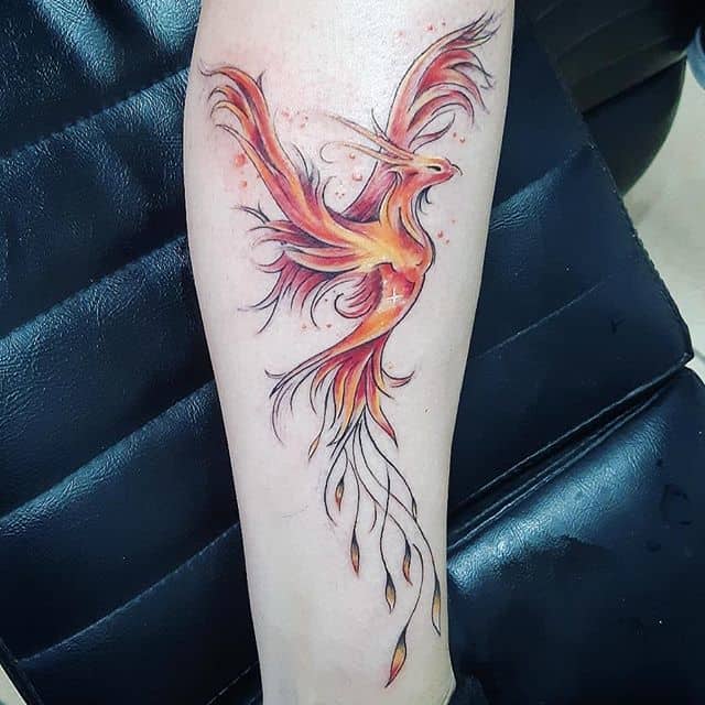 феникс тату