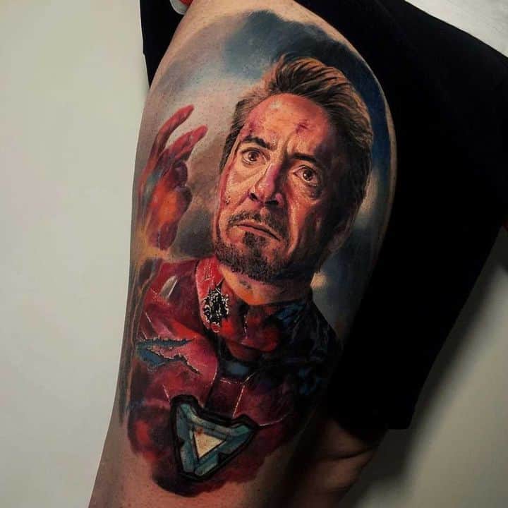 тони старк тату