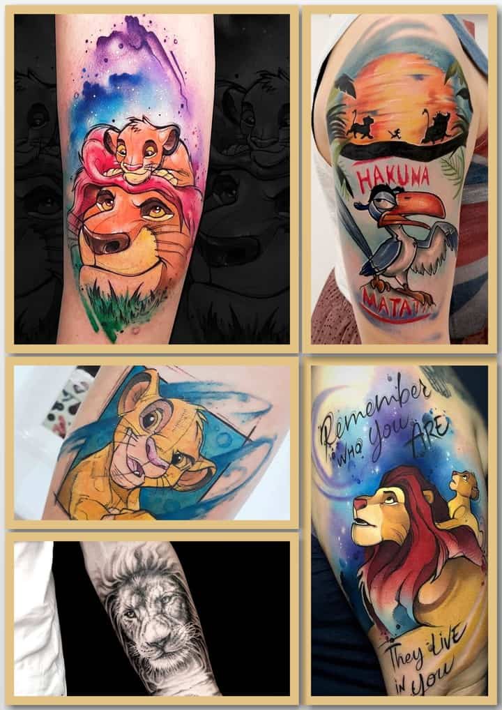 Король Лев тату