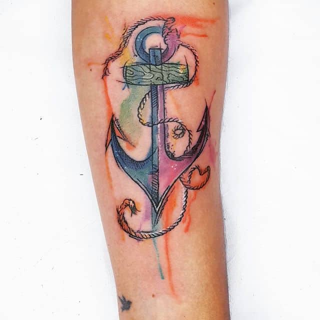 якорь тату