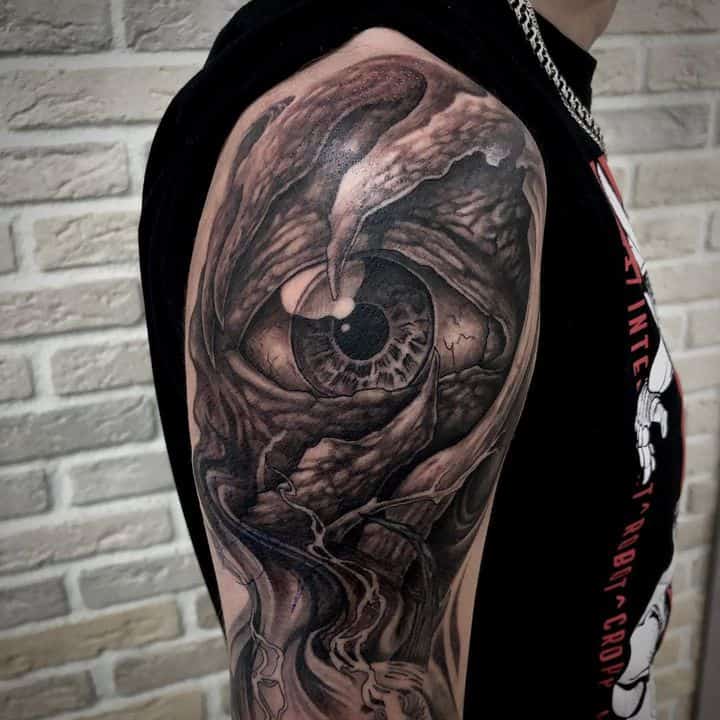 органик тату глаз