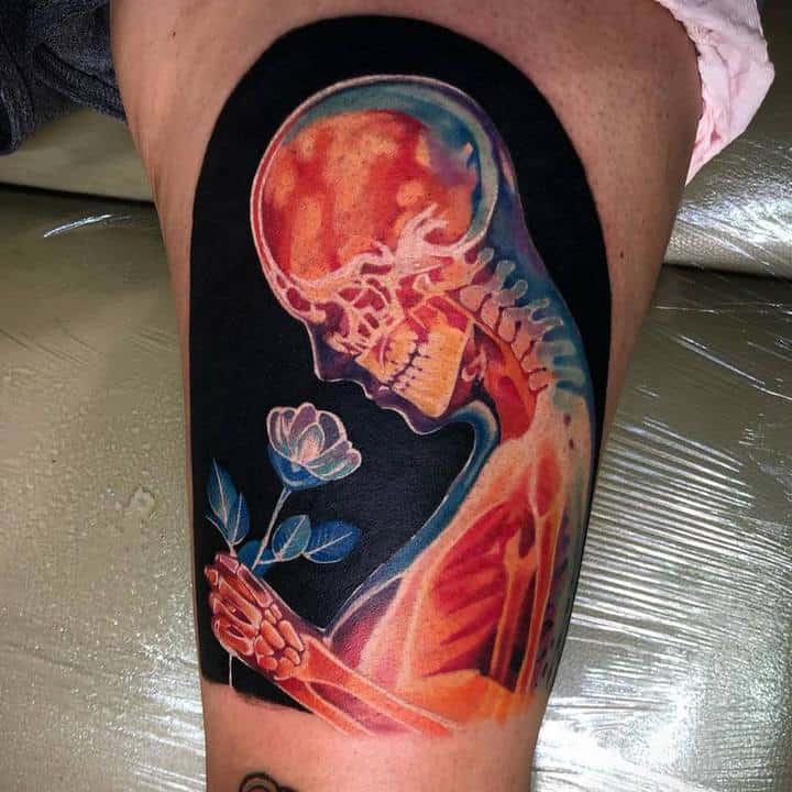 рентген тату человек