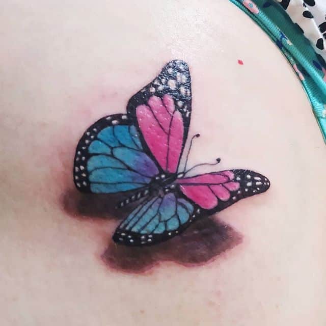тату бабочка